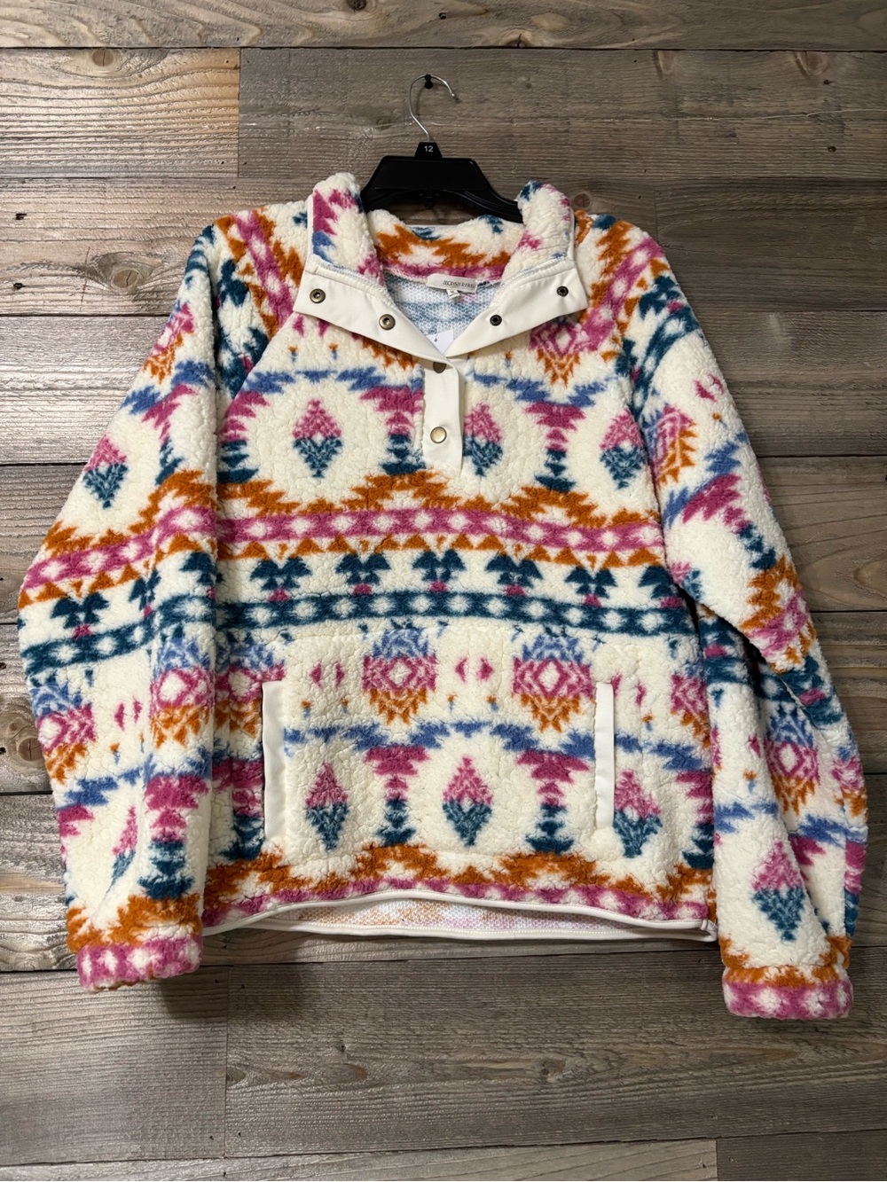 New Modish Rebel Aztec Sherpa from Buckle